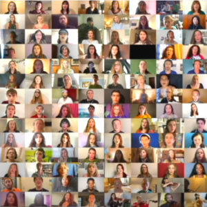 Watch a choir and orchestra come together online from 15 different countries