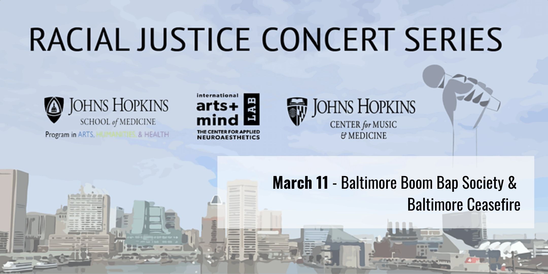 Racial Justice Concert Series_Billboard_Boom Bap Society MARCH 11