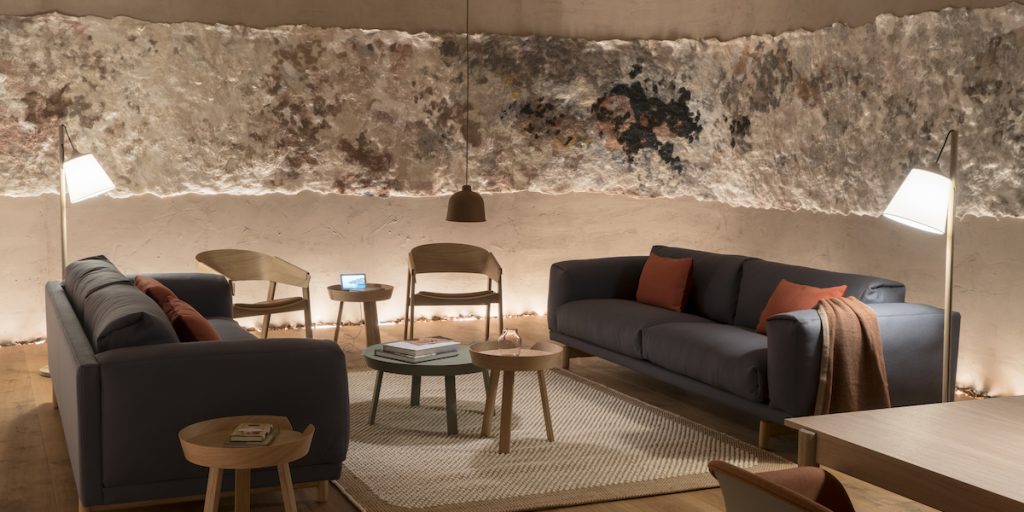 An indoor neuroaesthetic space